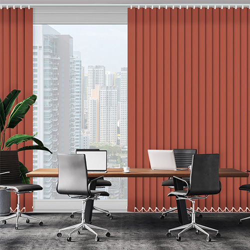 Palette Copper Vertical Lifestyle Office Blinds