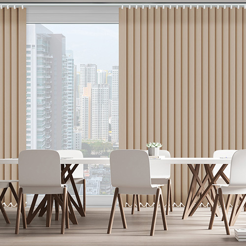Palette Sand Vertical Lifestyle Office Blinds