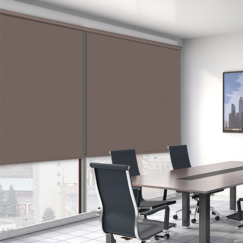 Brown ROL ASC Lifestyle Office Blinds