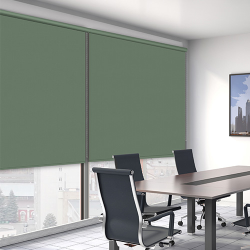 Hunter Green ROL ASC Lifestyle Office Blinds
