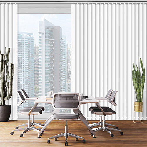 Banlight Duo FR Bright White Lifestyle Office Blinds