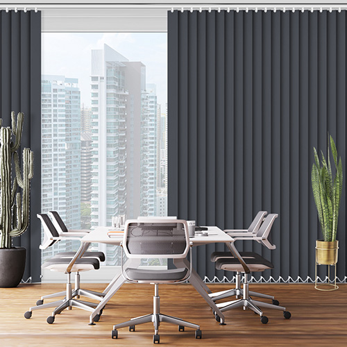 Banlight Duo FR Charcoal Lifestyle Office Blinds