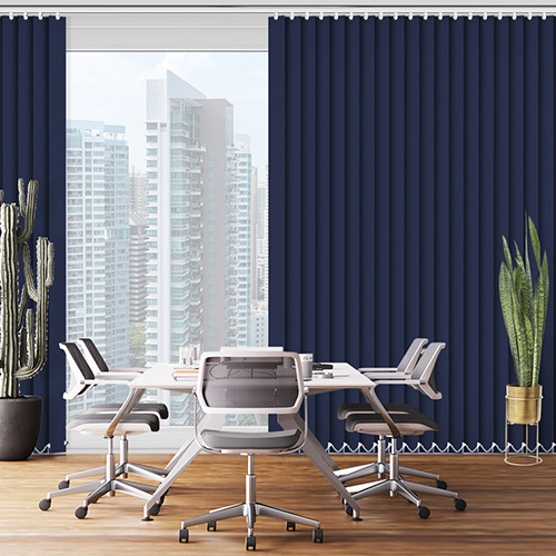 Banlight Duo FR Navy Lifestyle Office Blinds