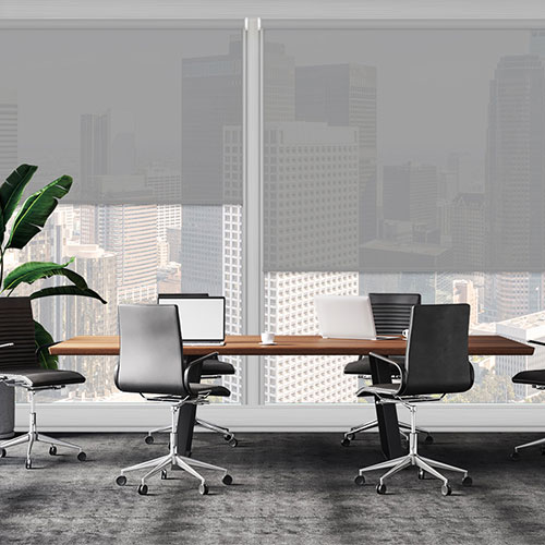 Uniview 1300 Pearl Grey Lifestyle Office Blinds