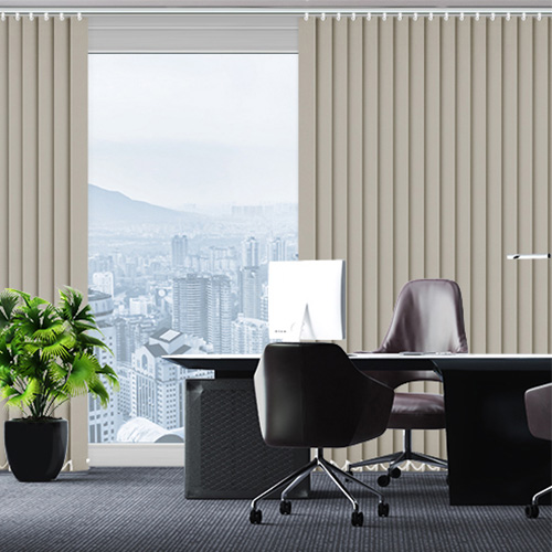 UniVert Taupe Lifestyle Office Blinds