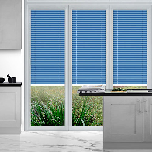 Duopleat Blue Lifestyle Perfect Fit Pleated Blinds