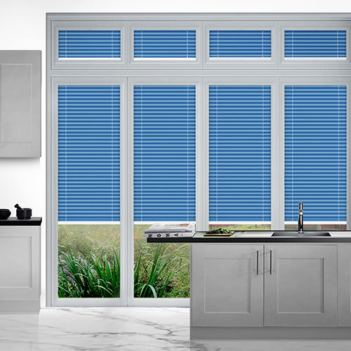 Duopleat Blue Lifestyle Perfect Fit Pleated Blinds