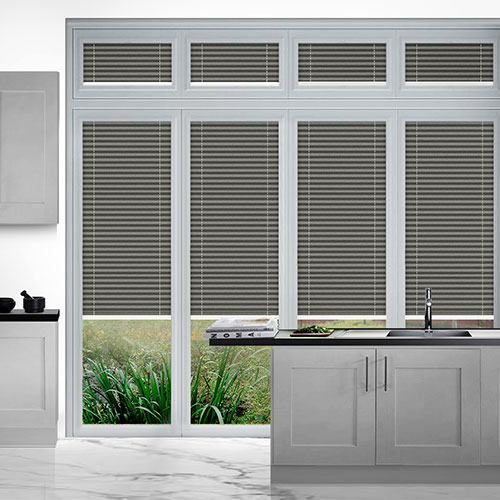 Duopleat Slate Grey Lifestyle Perfect Fit Pleated Blinds