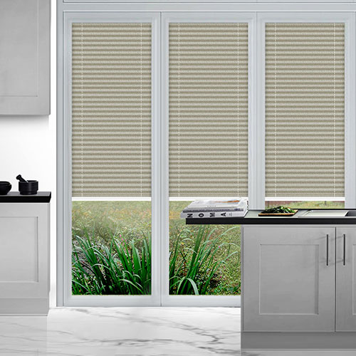 Duopleat Taupe Lifestyle Perfect Fit Pleated Blinds