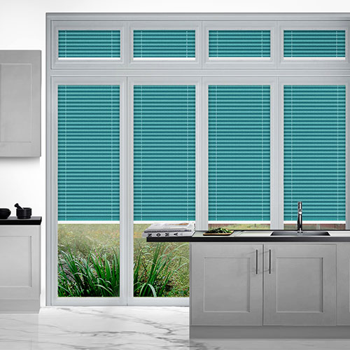 Duopleat Turquoise Lifestyle Perfect Fit Pleated Blinds