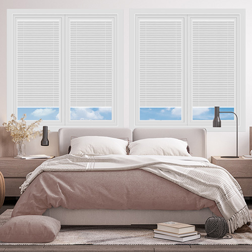Hudson Snow Dimout Lifestyle Perfect Fit Pleated Blinds