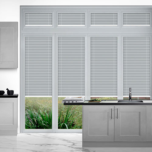 Bali Silver Lifestyle Perfect Fit Pleated Blinds