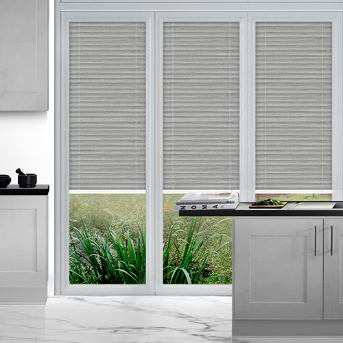 Paris Grey Lifestyle Perfect Fit Pleated Blinds