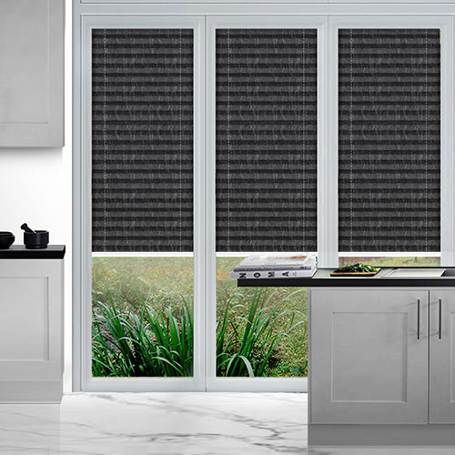 Patina Black Lifestyle Perfect Fit Pleated Blinds