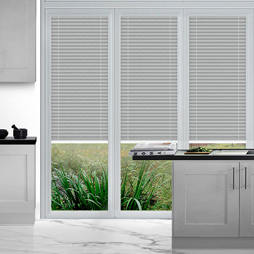 Shine Silver Lifestyle Perfect Fit Pleated Blinds