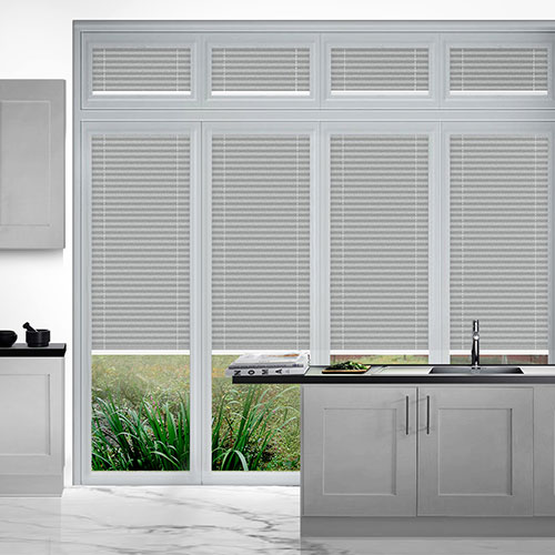 Shine Silver Lifestyle Perfect Fit Pleated Blinds