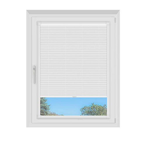 Blenheim Snowdrop Blockout Lifestyle Perfect Fit Pleated Blinds