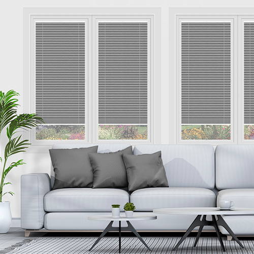 Lexington Grey Blockout Lifestyle Perfect Fit Pleated Blinds