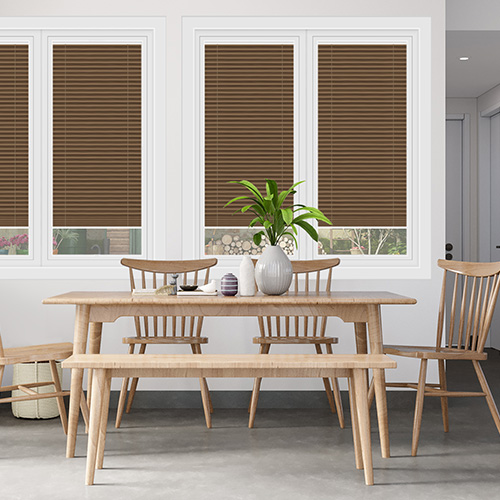 Soho Sandstone Blockout Lifestyle Perfect Fit Pleated Blinds