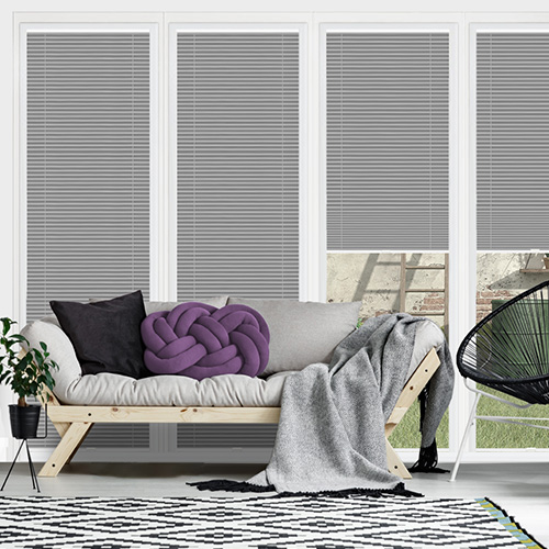 Tribeca Vintage Grey Blockout Lifestyle Perfect Fit Pleated Blinds