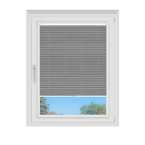 Astoria Charcoal Dimout Lifestyle Perfect Fit Pleated Blinds