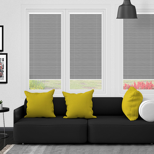Astoria Slate Dimout Lifestyle Perfect Fit Pleated Blinds