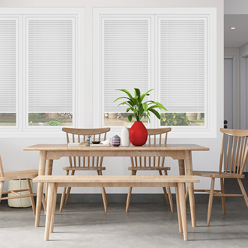 Kana Perla White Dimout - Perfect Fit Pleated Blind