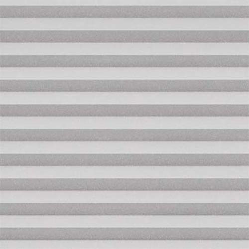 Nouveau Frosted Grey Dimout Perfect Fit Pleated Blinds