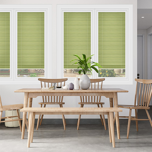 Scandi Olive Dimout Lifestyle Perfect Fit Pleated Blinds