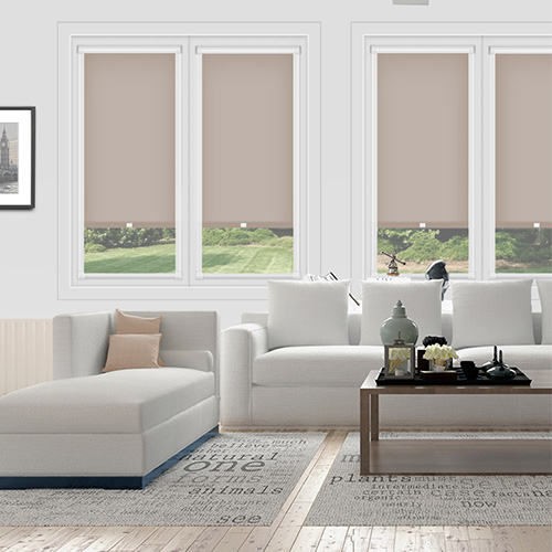 Polaris Stone PF Dimout Lifestyle Perfect Fit Roller Blinds