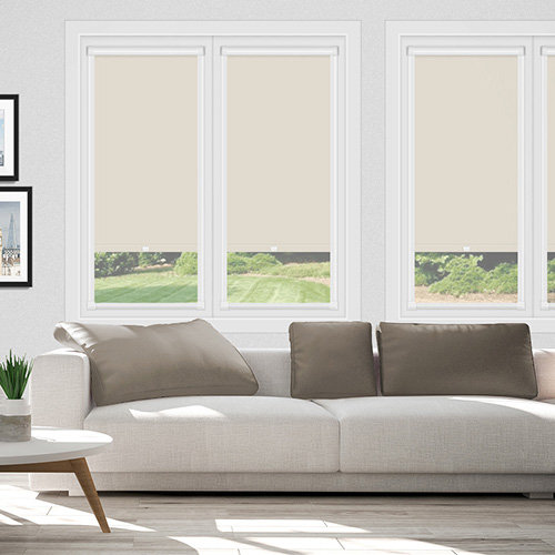 Polaris Cream PF Blockout Lifestyle Perfect Fit Roller Blinds