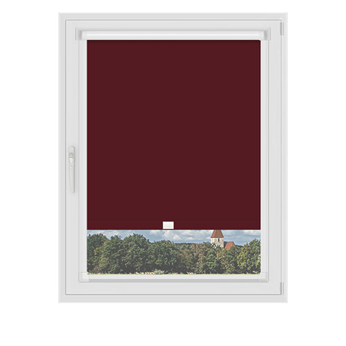 Polaris Wine PF Blockout Lifestyle Perfect Fit Roller Blinds