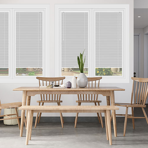 25mm Gloss White Alumitex Lifestyle Perfect Fit Venetian Blinds
