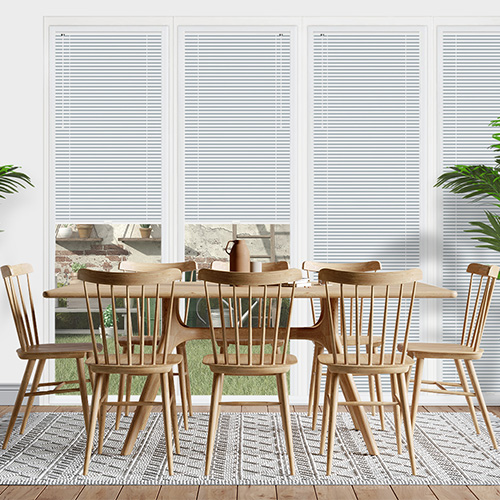 25mm Truth White Alumitex Lifestyle Perfect Fit Venetian Blinds