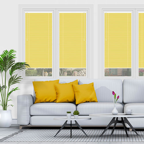 Golden Yellow Lifestyle Perfect Fit Venetian Blinds