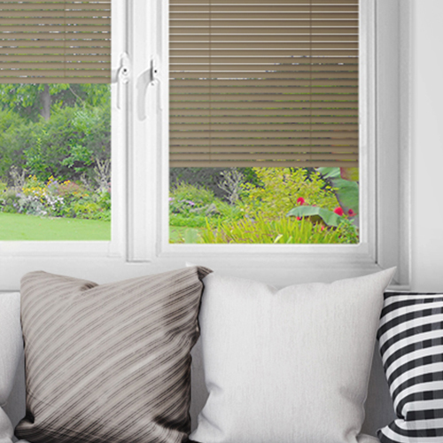 Natural Taupe Lifestyle Perfect Fit Venetian Blinds