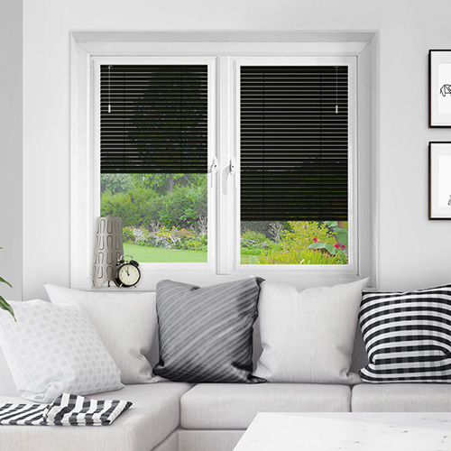 Pitch Black Lifestyle Perfect Fit Venetian Blinds