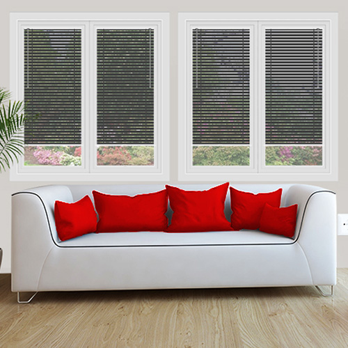 Dark Charcoal Lifestyle Perfect Fit Venetian Blinds