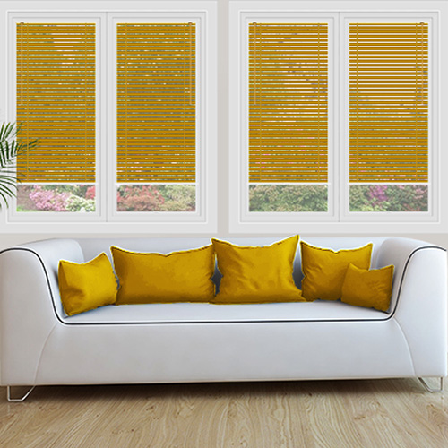 Mustard Honey Lifestyle Perfect Fit Venetian Blinds