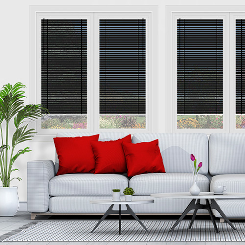 Sheen Black Lifestyle Perfect Fit Venetian Blinds