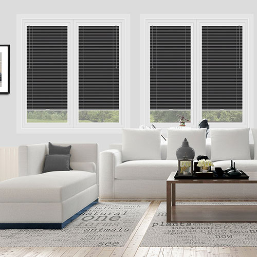 25mm Anthracite Lifestyle Perfect Fit Venetian Blinds