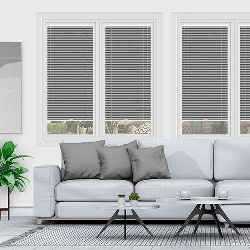 25mm Cloud Grey Lifestyle Perfect Fit Venetian Blinds