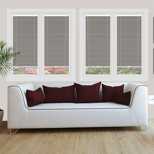 25mm Gravel Grey Lifestyle Perfect Fit Venetian Blinds