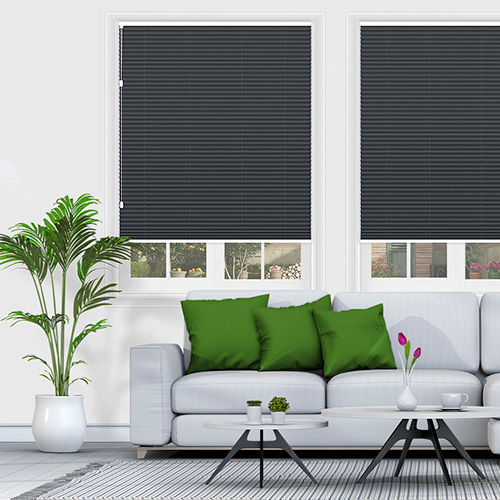 Lexington Anthracite Blockout Lifestyle Pleated blinds
