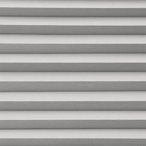 Soho Frosted Steel Blockout Pleated blinds