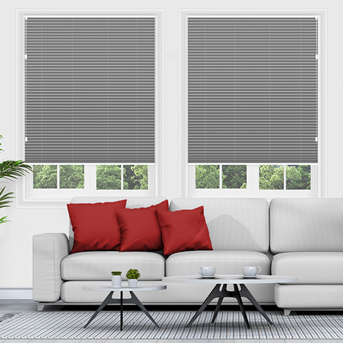 Astoria Charcoal Freehanging Lifestyle Pleated blinds