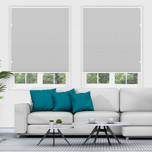 Astoria Cool Grey Freehanging Lifestyle Pleated blinds