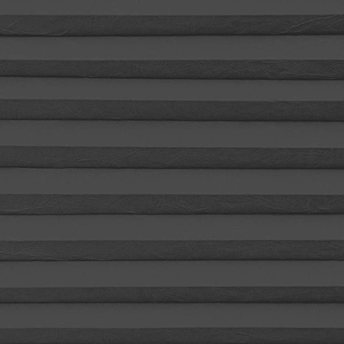 Bowery Anthracite Freehanging Pleated blinds