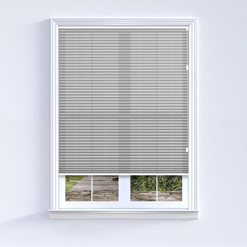 Nouveau Frosted Grey Freehanging Lifestyle Pleated blinds
