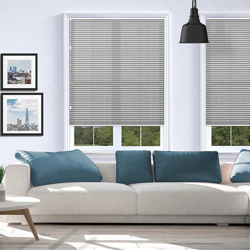 Nouveau Frosted Grey Freehanging Lifestyle Pleated blinds